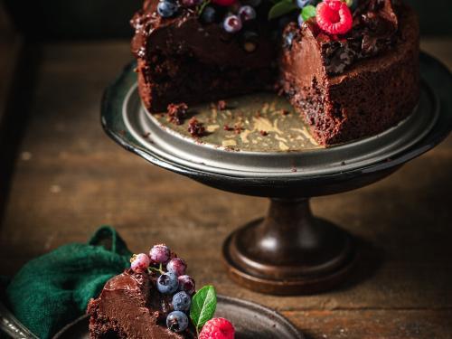 Eggless Dark Chocolate Brownie Cake, Packaging Type: Box at Rs 1000/kg in  New Delhi